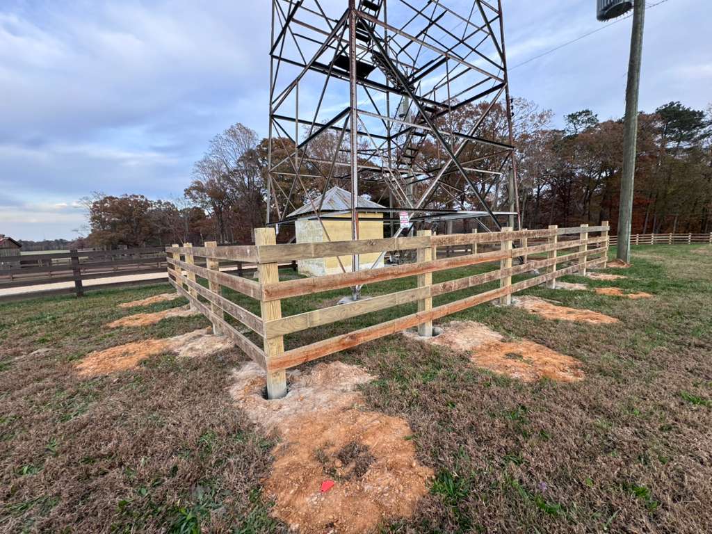 Four-Board Farm Fence
